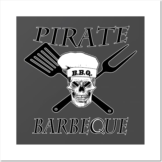 pirate Barbeque Wall Art by Hook Ink